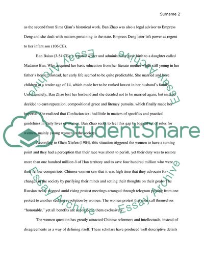 In the Early 1920s, the Woman Question