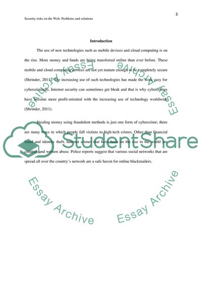 Security Risks on the Web