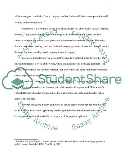 Jerusalem by jez butterworth