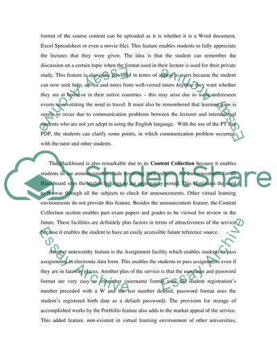Blackboard System Appraisal