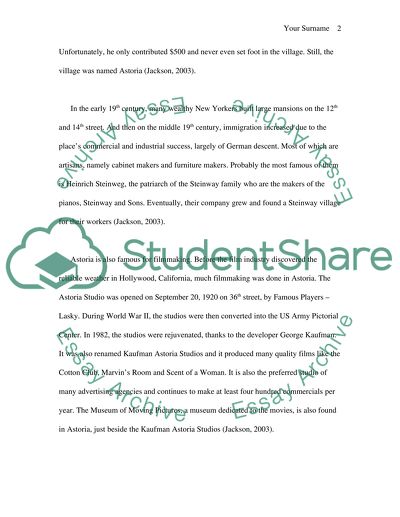 Neighborhood Astoria, NY