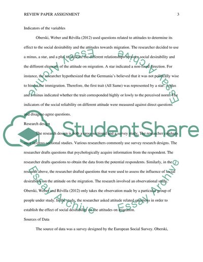 Review Paper Assignment