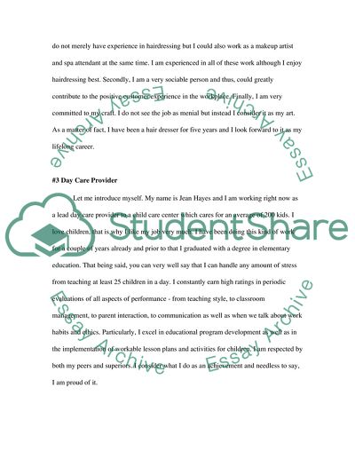 Three Different Commercials