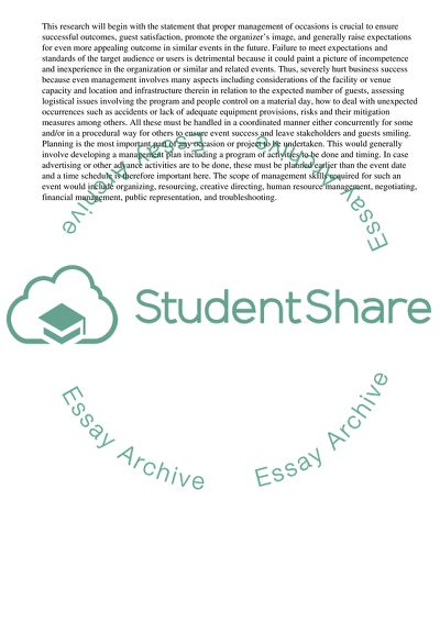 Facility Management: Planning for the NCAA Final Four