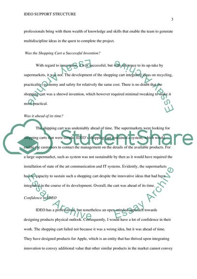 IDEO support structure