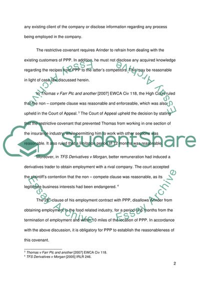 Employment Law Problem Question