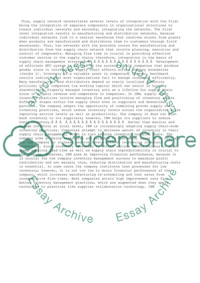 Development of Efficient Manufacturing Planning and Control System