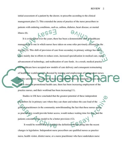 Independent Nurse Prescribing