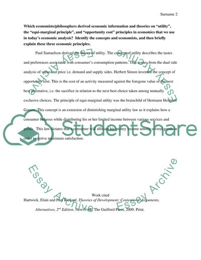 Theories of Economics Development