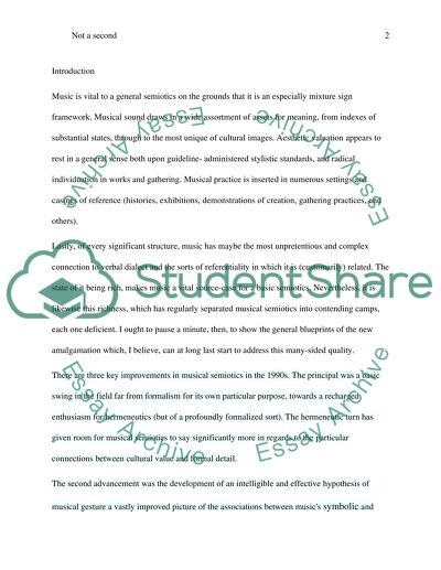 Not a Second by the Beatles