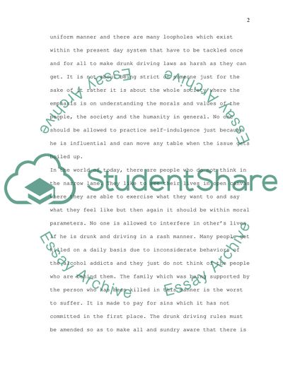 Alcoholism and Drunk Driving Laws