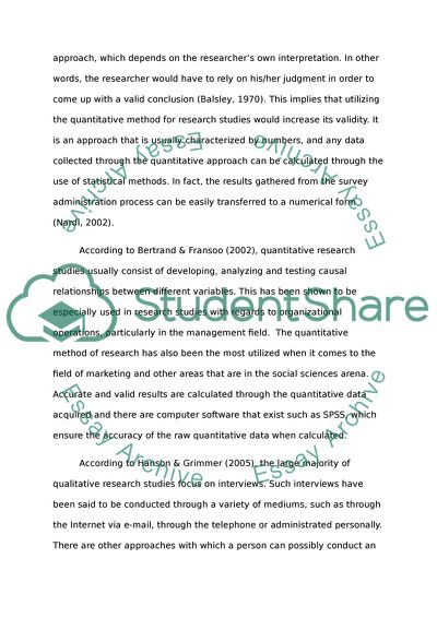 The Study of Research Methods