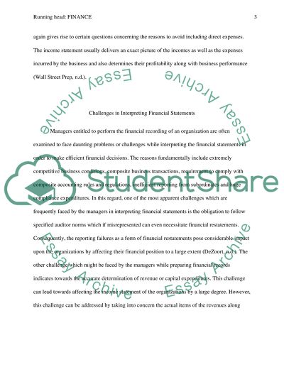 essay about balance sheet