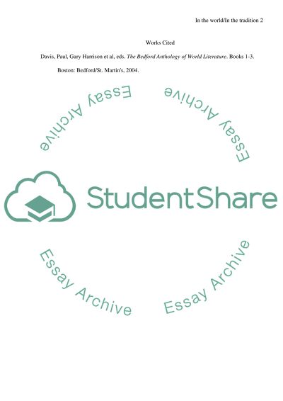 Don Quixote & Doctor Faustus In the world/ In the tradition