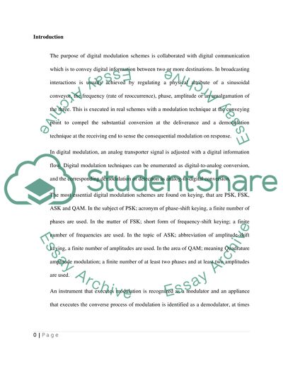 Digital communication schemes + AWGN channel