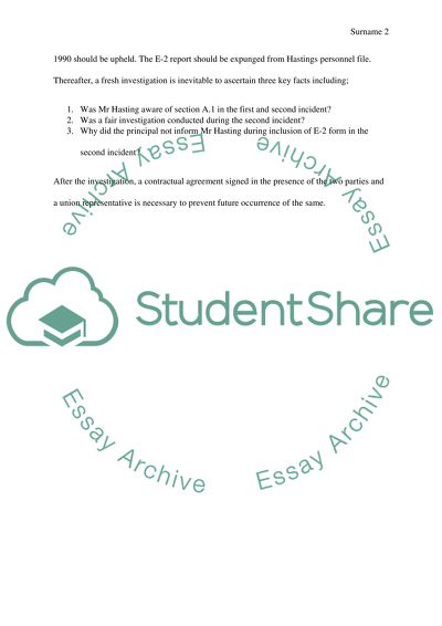 Labor Relations/Conclusion & Arbitration