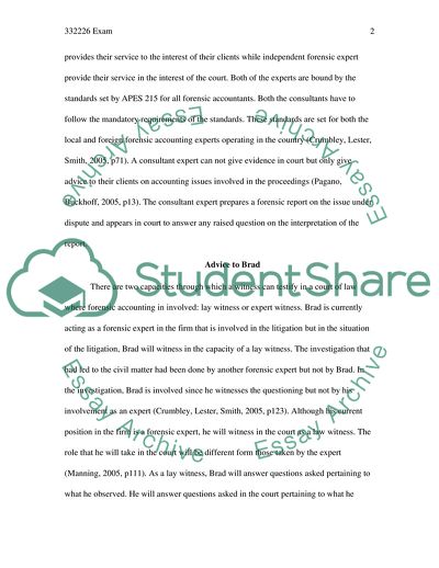 Difference in The Roles of Consultant Experts as Compared to Independent Expert