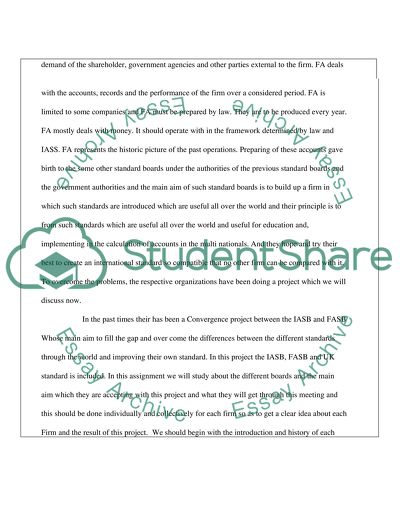 Management and Financial Accounting