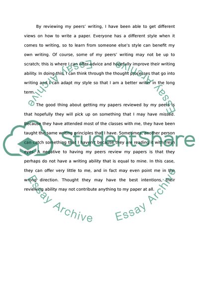 Collaboration and Peer Reviews