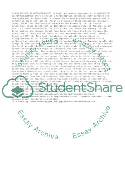 Barriers for New Businesses in Japan