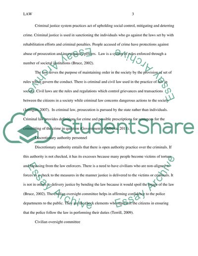 Criminal Justice Authority