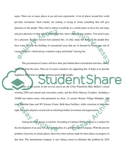 Recreational Facilities and Establishments