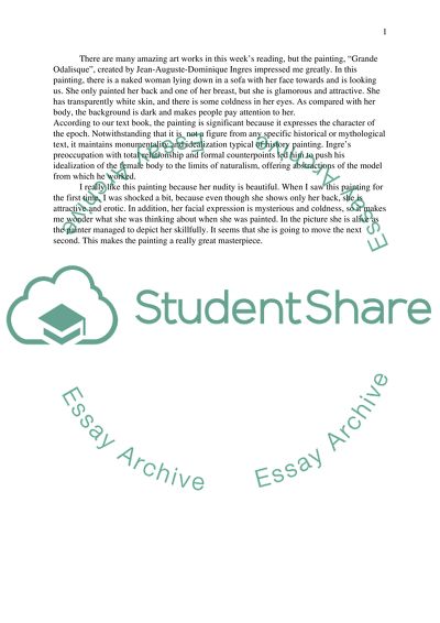 Grand Odalisque by Jean-Auguste-Dominique Ingres