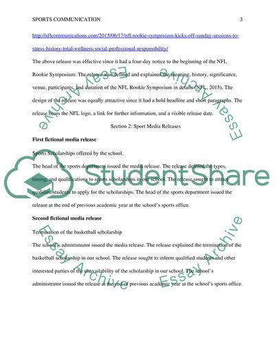 Sports Communication