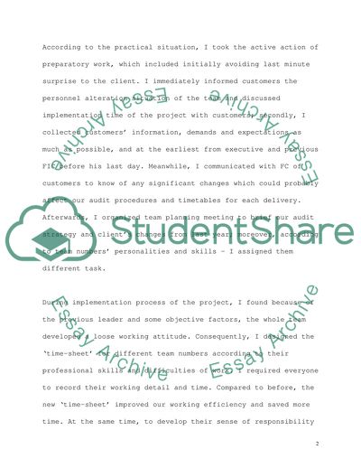 Answers for Admission Committee