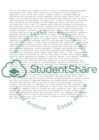 Principle of flexibility in organization picture