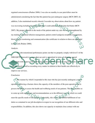 My Personal Experience of Practice in the Rehabilitation Department