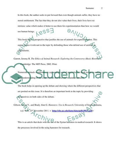 Should animals be use for medical research