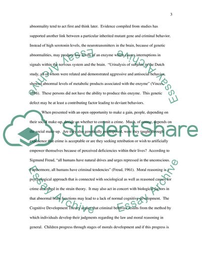 Criminal and Deviant Behaviour in Relation to Sex Crime