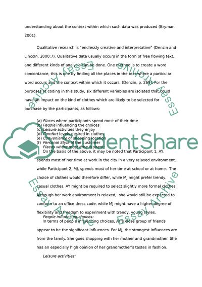 Qualitative Analysis