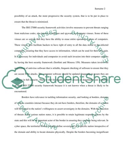 Security Framework in the Modern World