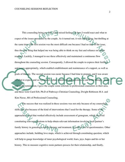 The Counseling Session