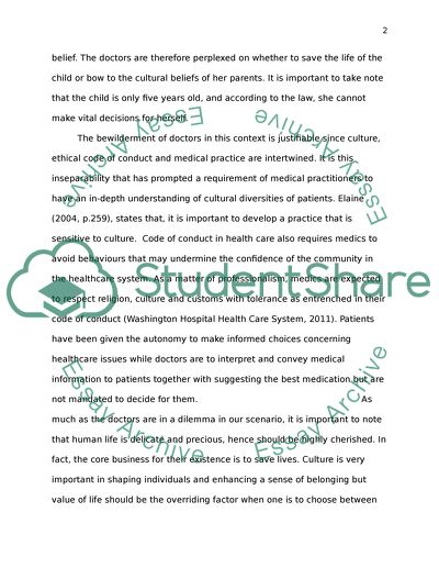 Healthcare Ethics and Cultural Diversity