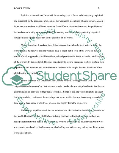 Paul Mason, Live Working or Die Fighting how the Working Class Went Global