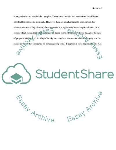 Controlled Immigration