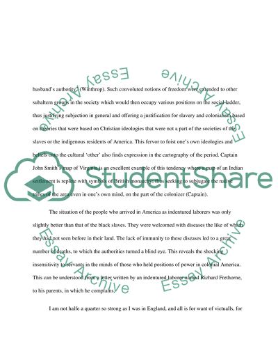 Definitions of Freedom, Servitude and Slavery Change in Colonial America