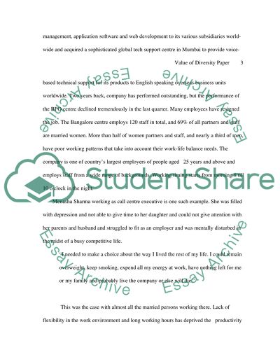 An issue in the work environment resolved by the presence of a diverse workforce