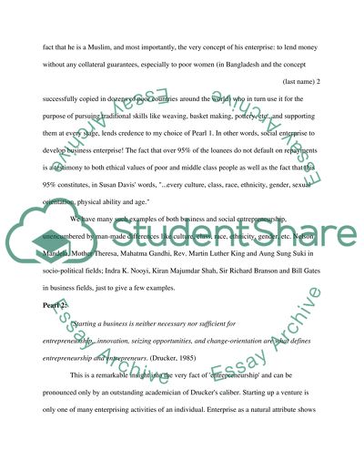 Social Entrepreneurship