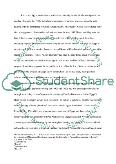 Russia - Egypt Relations