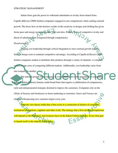 Strategic Management