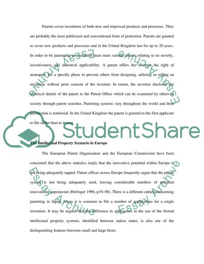 The definition of Intellectual Property