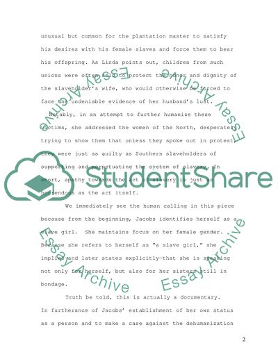 The Dehumanization Inherent in Slavery