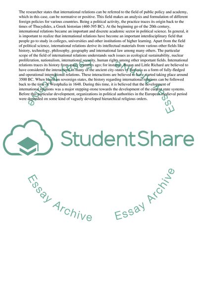 Core Values in International Relations and Their Application in the Kigndom of Saudi Arabia