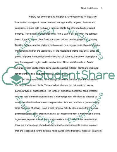 Medicinal Plants for Cancer Treatment