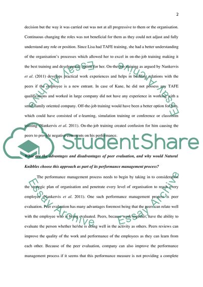 Characteristics of Natural Knibbles Orientation Program