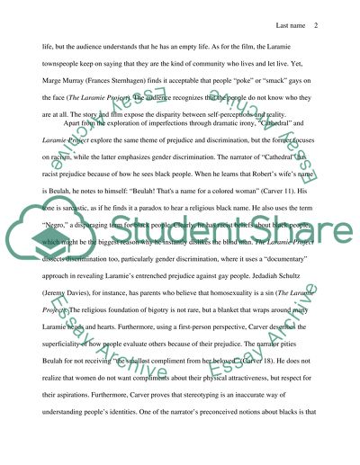 Individual and Social Transformation in Cathedral and The Laramie Project